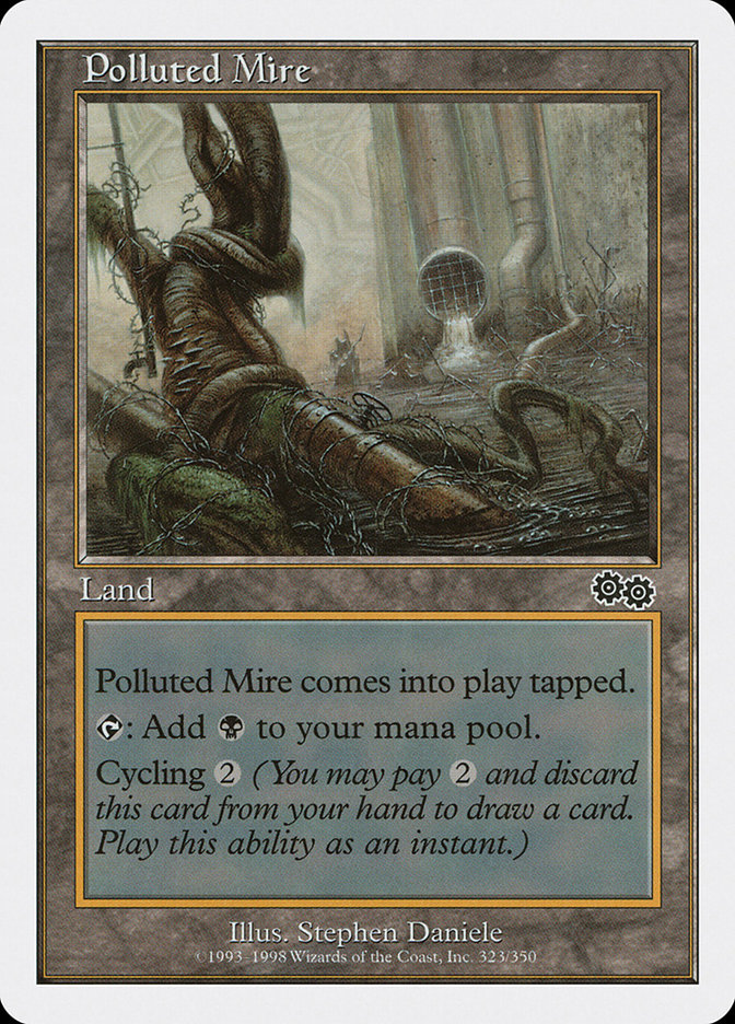Polluted Mire ATH-74 Anthologies Magic card