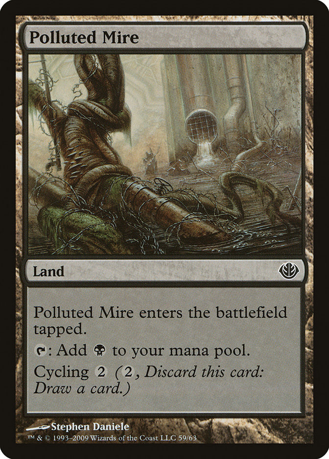 Polluted Mire DDD-59 Duel Decks: Garruk vs. Liliana Magic card
