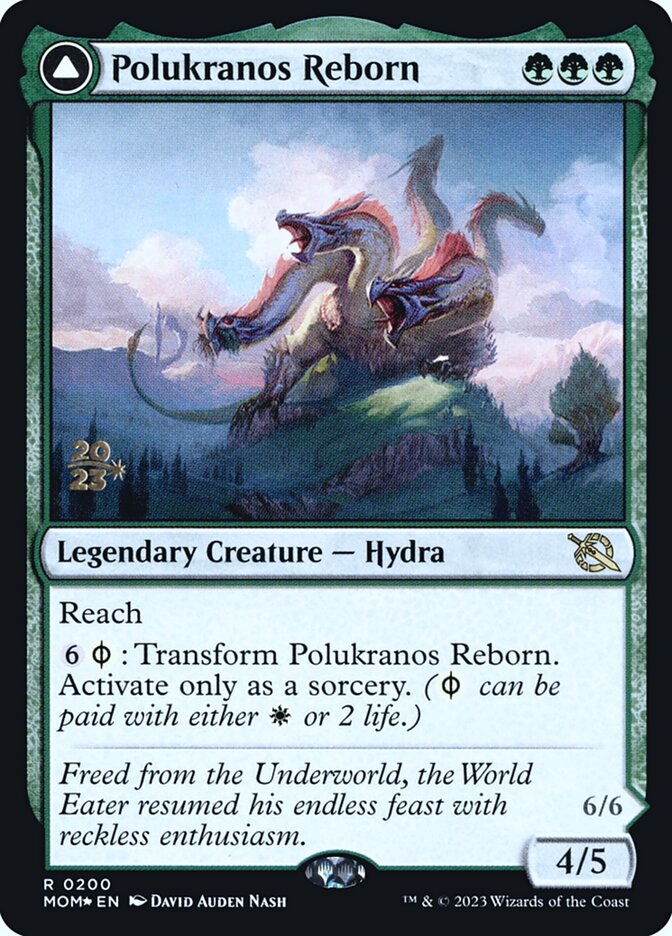 Polukranos Reborn // Polukranos, Engine of Ruin PMOM-200S March of the Machine Promos Magic card
