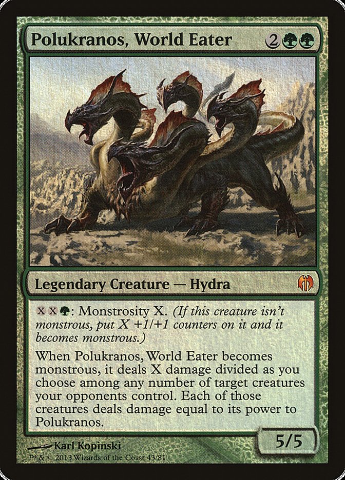Polukranos, World Eater DDL-43 Duel Decks: Heroes vs. Monsters Magic card