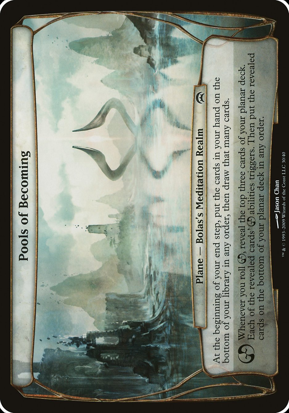 Pools of Becoming OHOP-30 Planechase Planes Magic card