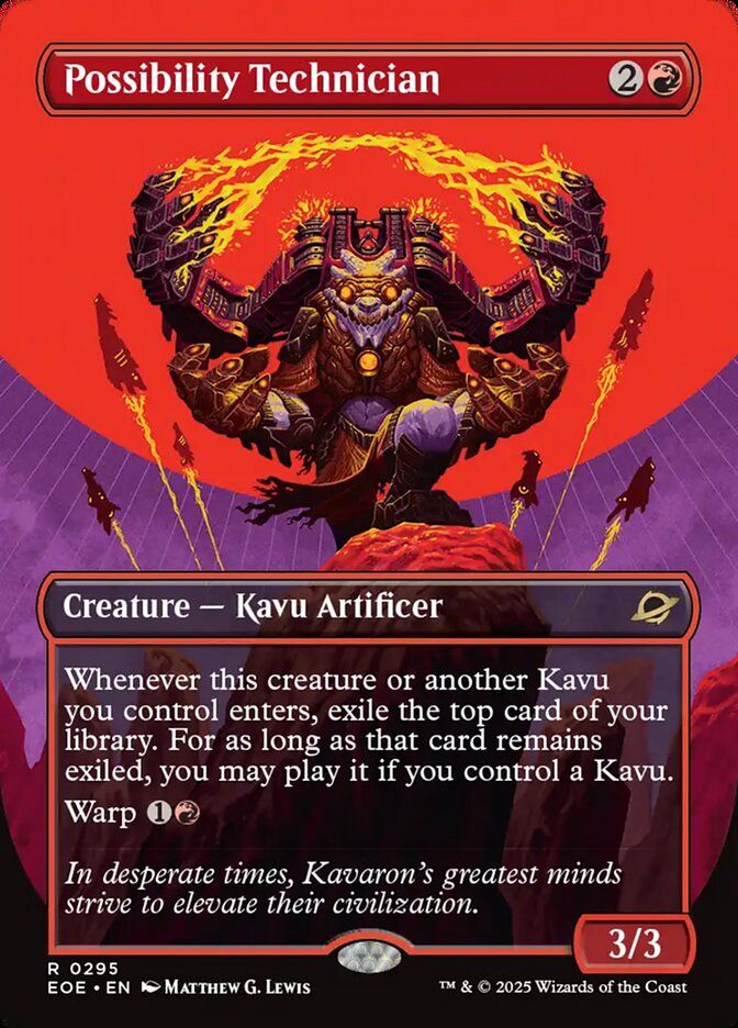 Possibility Technician EOE-295 Edge of Eternities Magic card