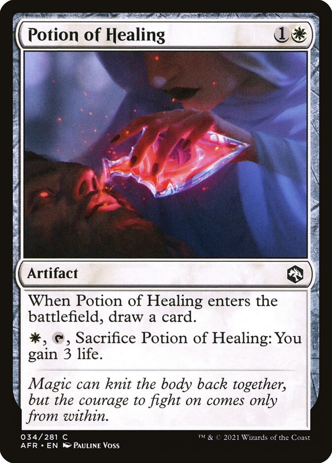 Potion of Healing AFR-34 Adventures in the Forgotten Realms Magic card