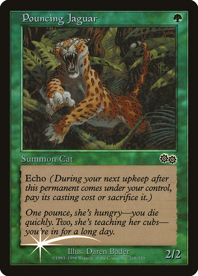 Pouncing Jaguar PAL99-2 Arena League 1999 Magic card