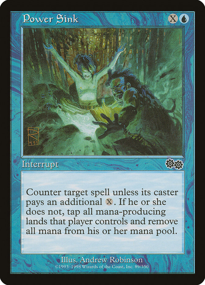Power Sink USG-89 Urza's Saga Magic card