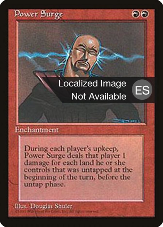 Power Surge 4BB-216 Fourth Edition Foreign Black Border Magic card