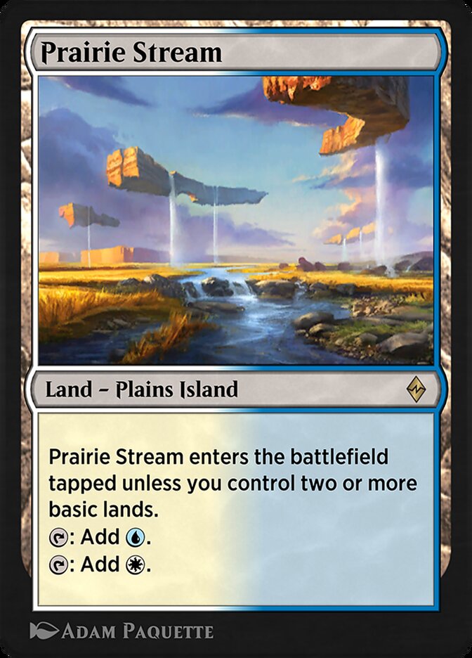 Prairie Stream EA3-24 Explorer Anthology 3 Magic card