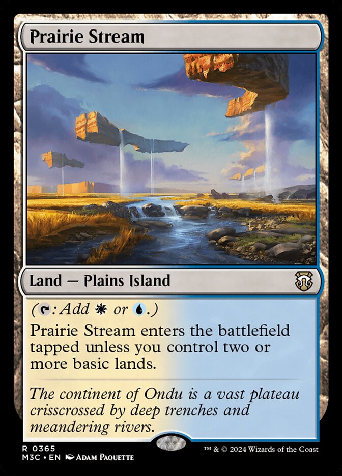 Prairie Stream M3C-365 Modern Horizons 3 Commander Magic card