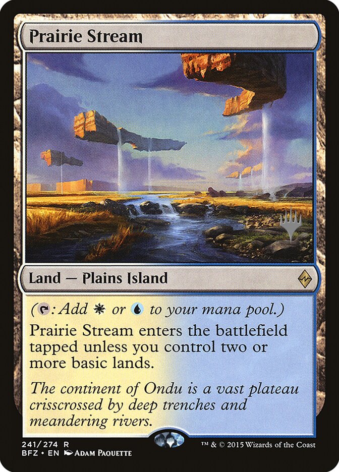 Prairie Stream PBFZ-241P Battle for Zendikar Promos Magic card