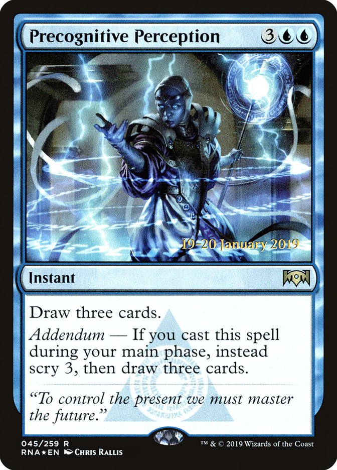 Precognitive Perception PRNA-45S Ravnica Allegiance Promos Magic card