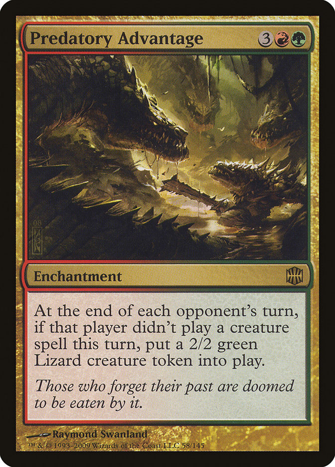 Predatory Advantage ARB-58 Alara Reborn Magic card