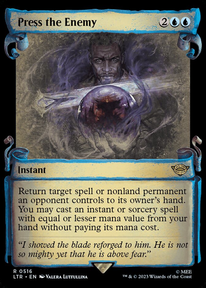 Press the Enemy LTR-516 The Lord of the Rings: Tales of Middle-earth Magic card