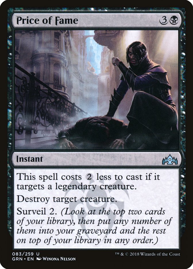 Price of Fame GRN-83 Guilds of Ravnica Magic card