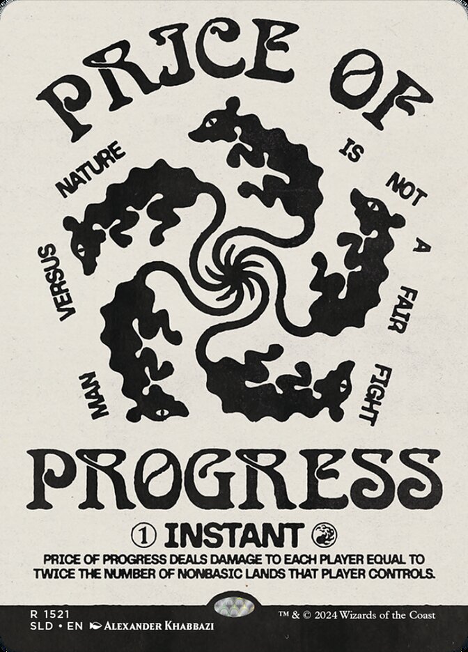Price of Progress SLD-1521 Secret Lair Drop Magic card