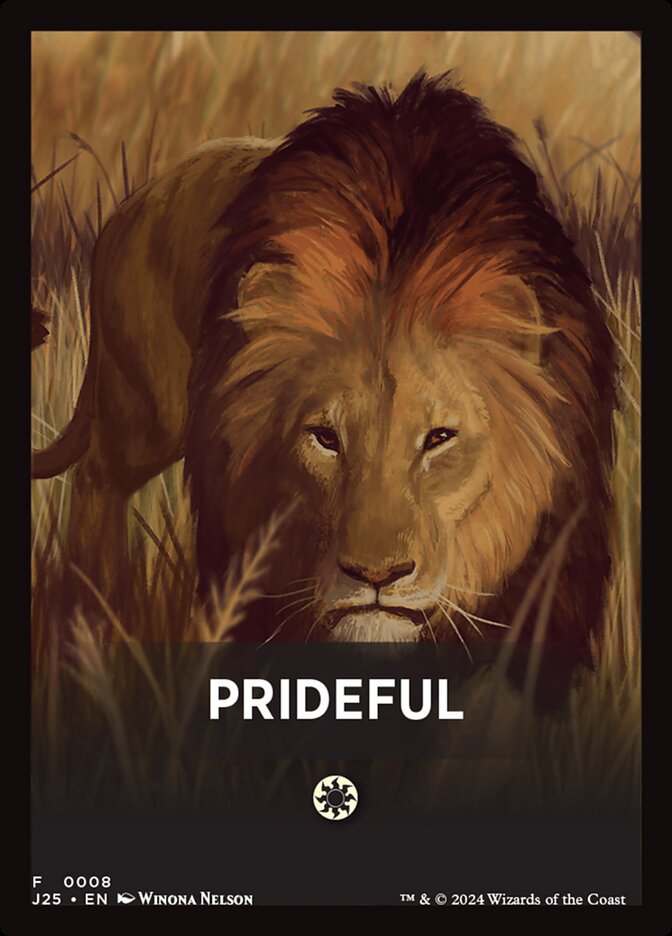 Prideful FJ25-8 Foundations Jumpstart Front Cards Magic card