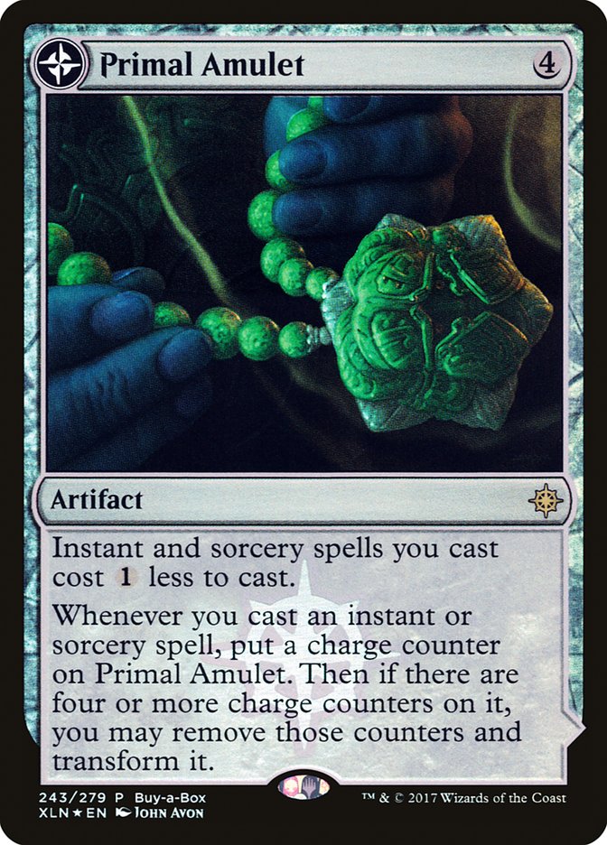 Primal Amulet // Primal Wellspring PXTC-243 XLN Treasure Chest Magic card