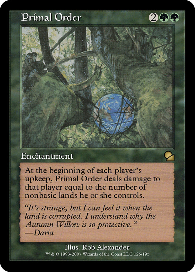 Primal Order ME1-125 Masters Edition Magic card