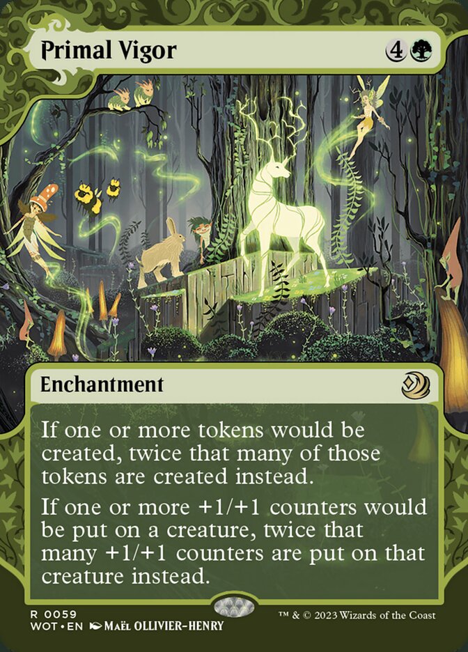 Primal Vigor WOT-59 Wilds of Eldraine: Enchanting Tales Magic card
