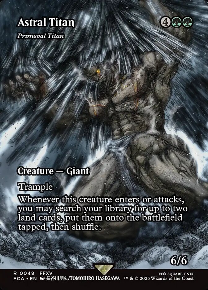 Primeval Titan FCA-48 Final Fantasy: Through the Ages Magic card