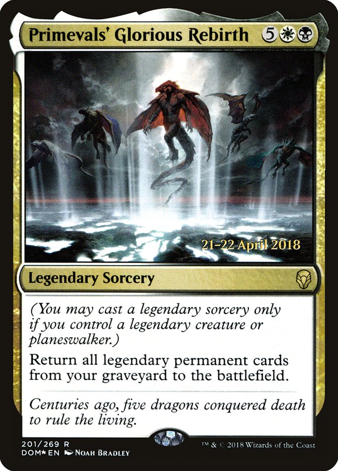 Primevals' Glorious Rebirth PDOM-201S Dominaria Promos Magic card