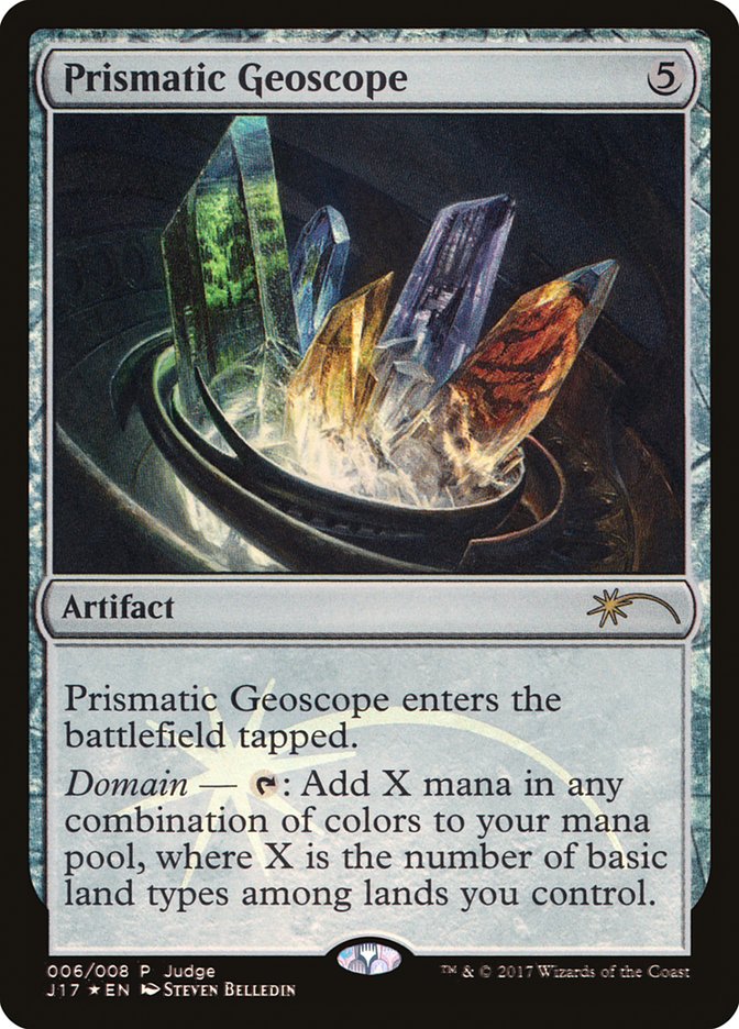 Prismatic Geoscope J17-6 Judge Gift Cards 2017 Magic card