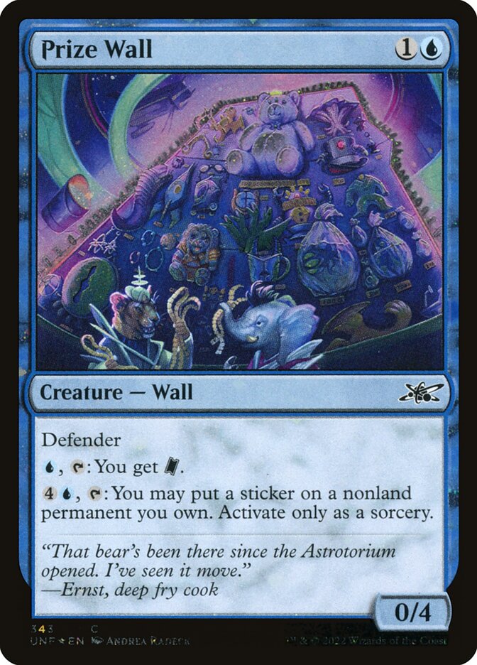 Prize Wall UNF-343 Unfinity Magic card