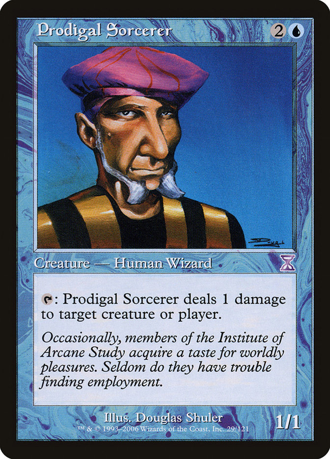 Prodigal Sorcerer TSB-29 Time Spiral Timeshifted Magic card