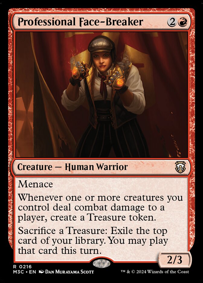 Professional Face-Breaker M3C-216 Modern Horizons 3 Commander Magic card