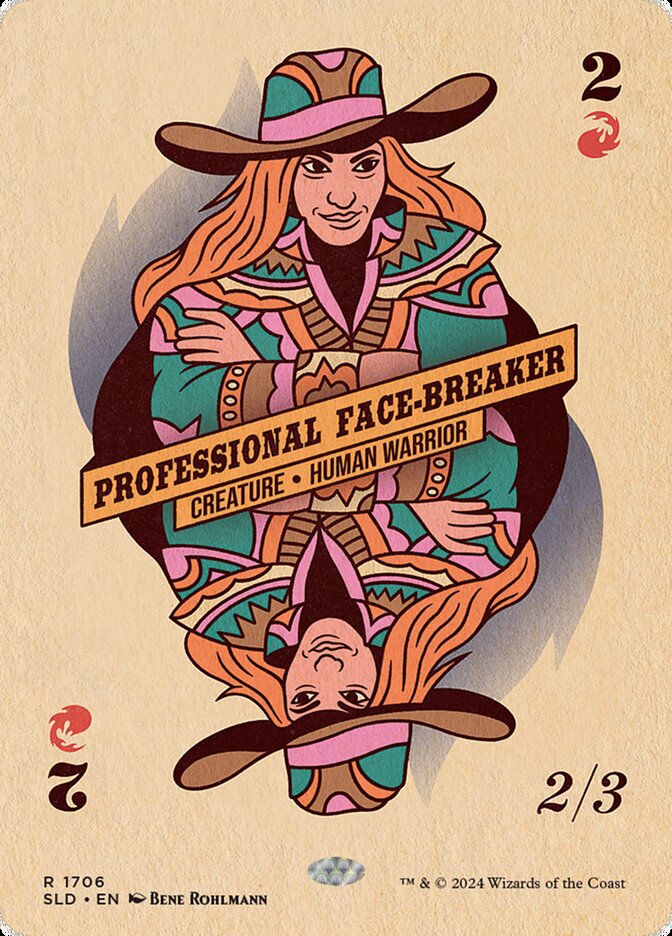 Professional Face-Breaker SLD-1706 Secret Lair Drop Magic card