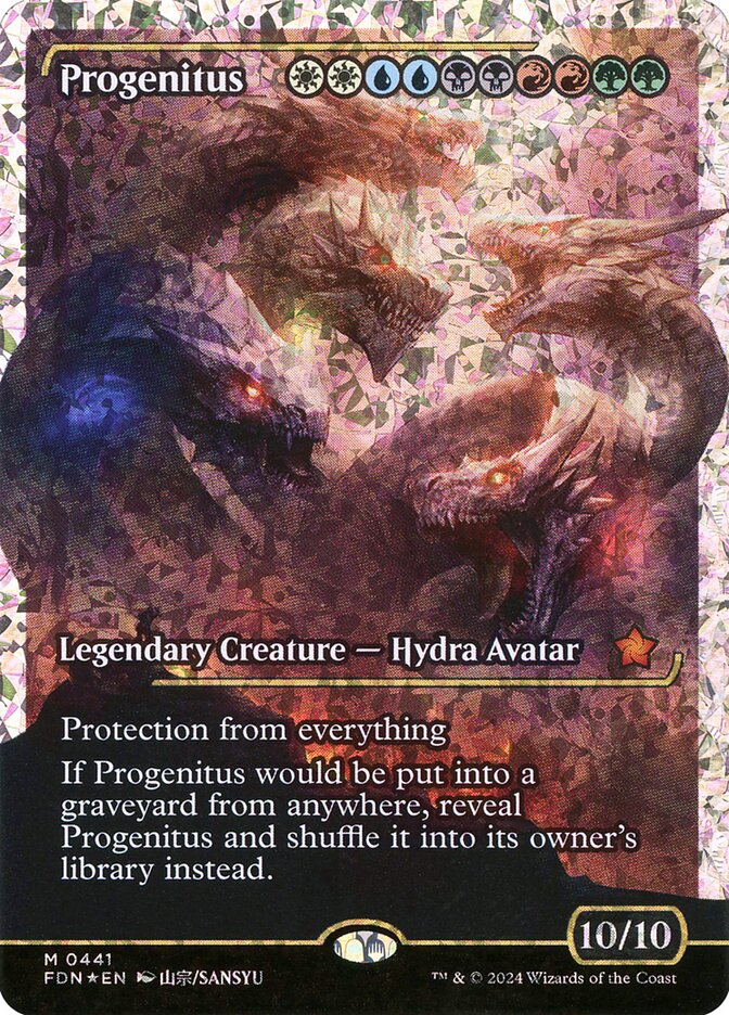 Progenitus FDN-441 Foundations Magic card