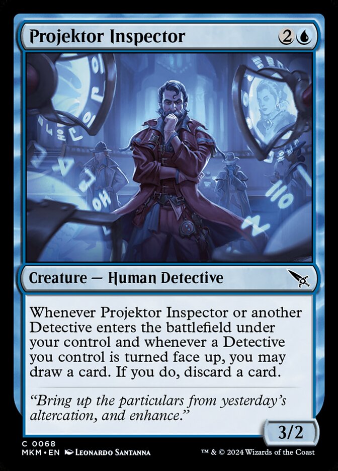 Projektor Inspector MKM-68 Murders at Karlov Manor Magic card