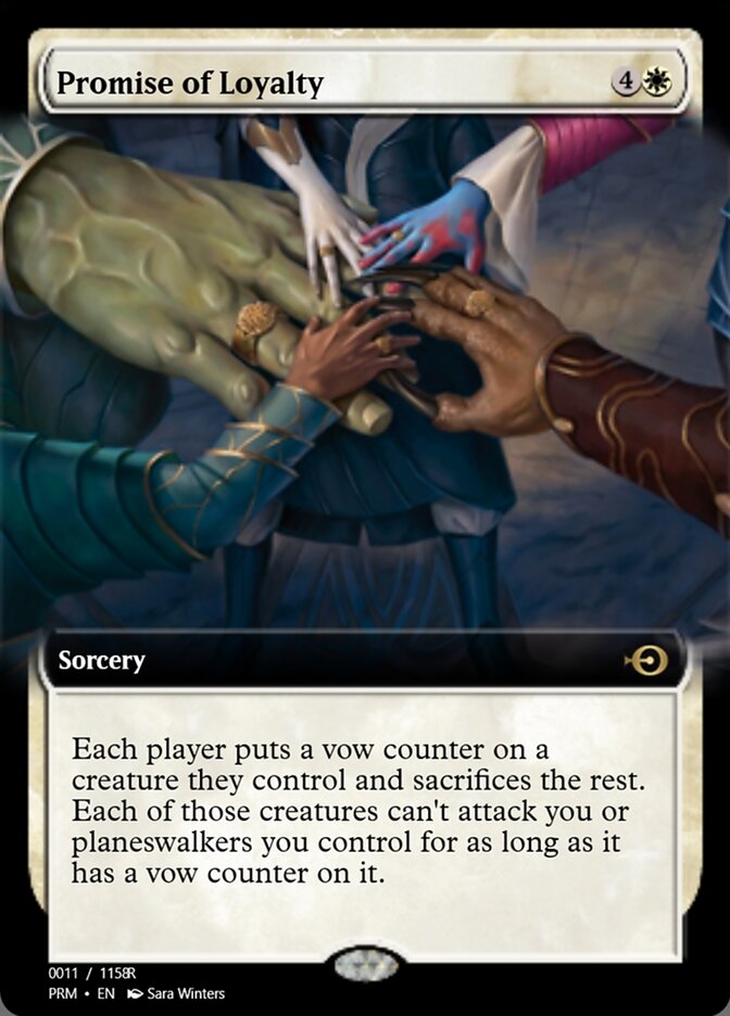 Promise of Loyalty PRM-89994 Magic Online Promos Magic card
