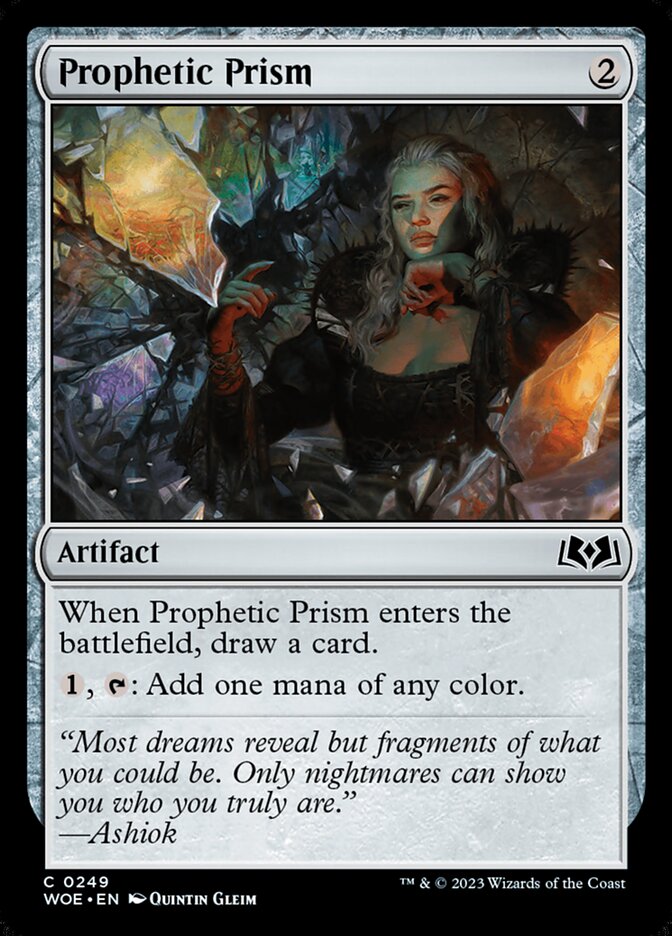 Prophetic Prism WOE-249 Wilds of Eldraine Magic card