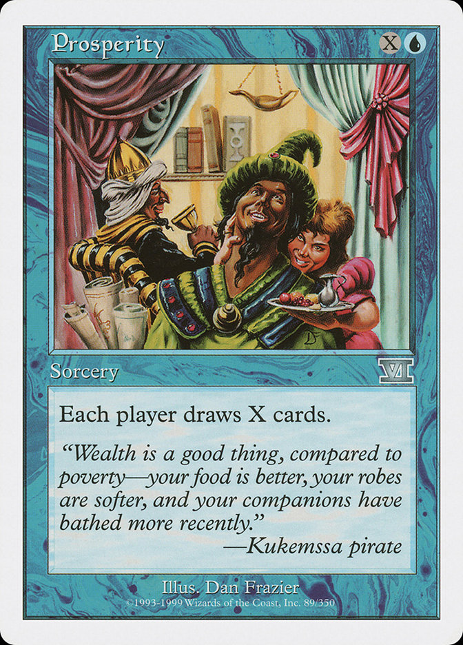 Prosperity 6ED-89 Classic Sixth Edition Magic card