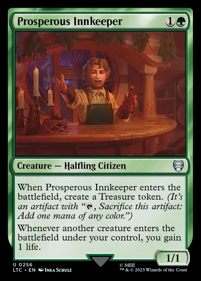Prosperous Innkeeper LTC-256 Tales of Middle-earth Commander Magic card