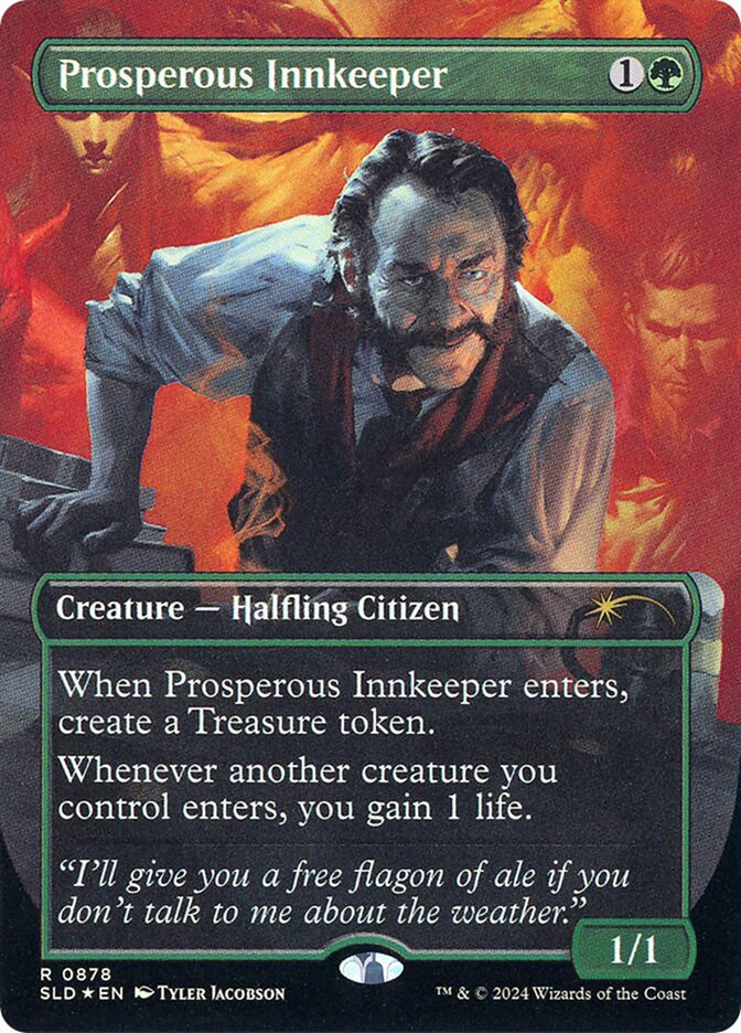 Prosperous Innkeeper SLD-878 Secret Lair Drop Magic card