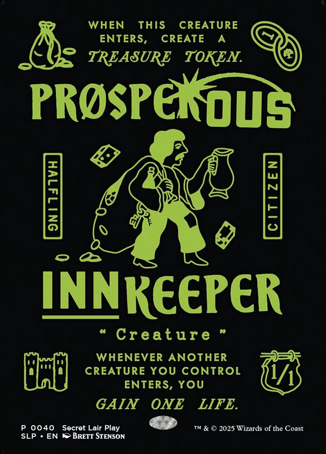 Prosperous Innkeeper SLP-40 Secret Lair Showdown Magic card