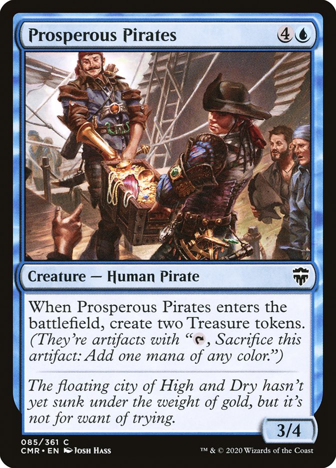 Prosperous Pirates CMR-85 Commander Legends Magic card