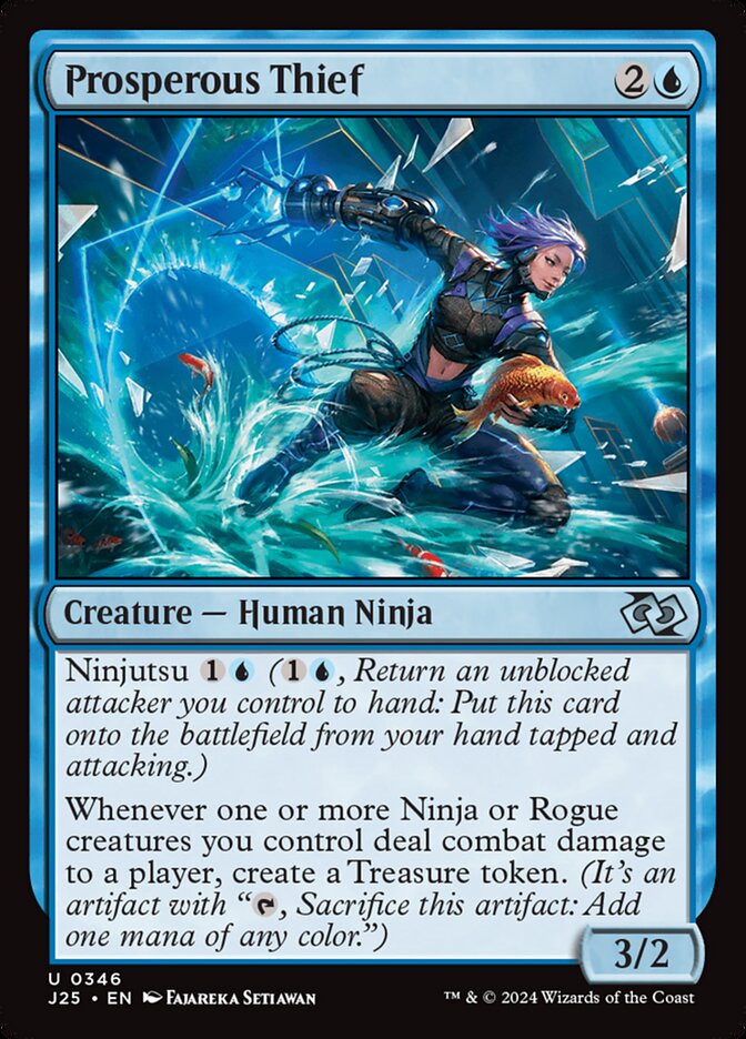 Prosperous Thief J25-346 Foundations Jumpstart Magic card