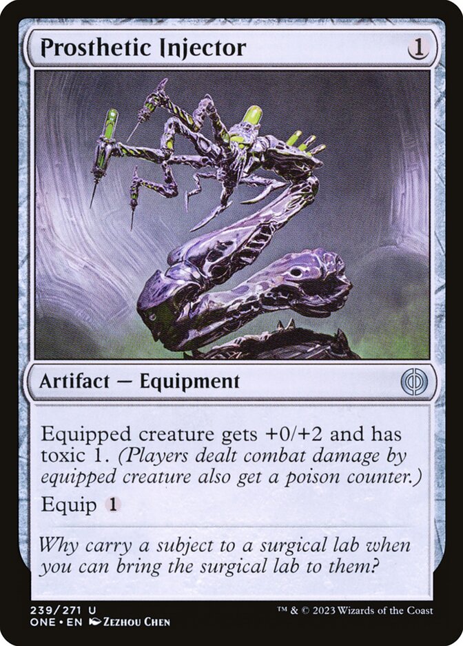Prosthetic Injector ONE-239 Phyrexia: All Will Be One Magic card