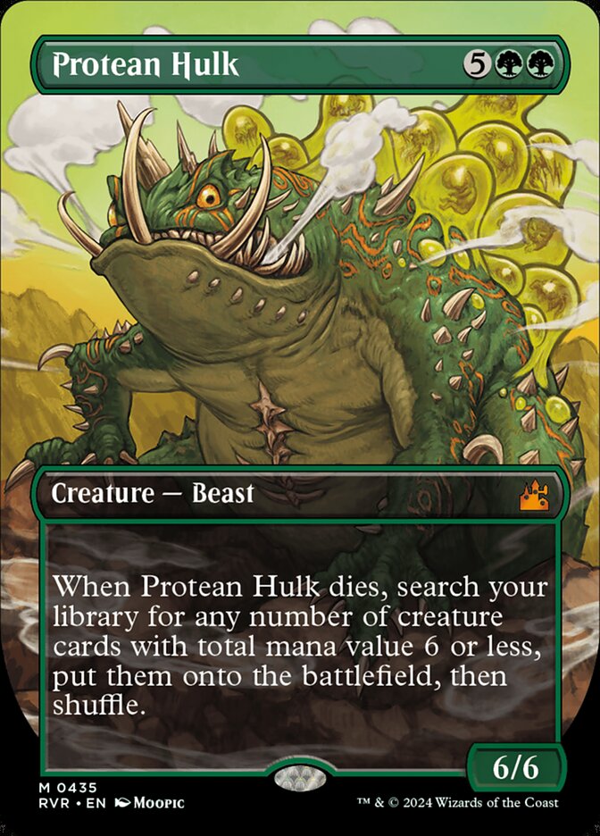 Protean Hulk RVR-435 Ravnica Remastered Magic card
