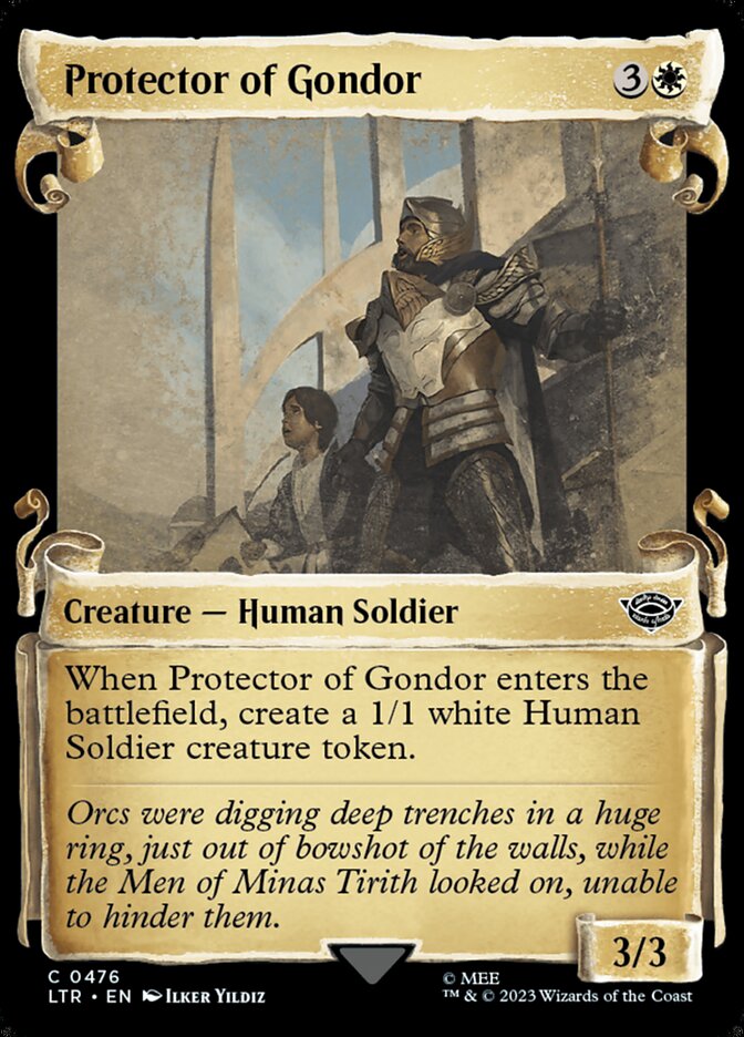 Protector of Gondor LTR-476 The Lord of the Rings: Tales of Middle-earth Magic card