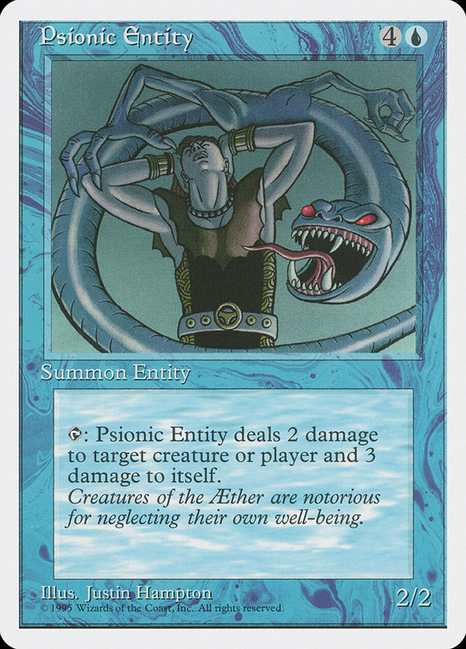 Psionic Entity 4ED-95 Fourth Edition Magic card