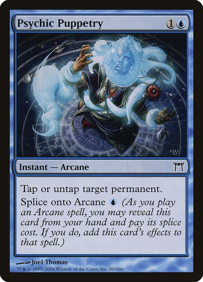 Psychic Puppetry CHK-80 Champions of Kamigawa Magic card