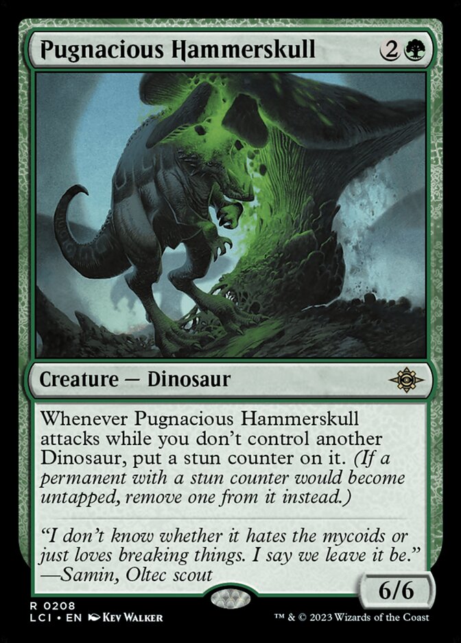 Pugnacious Hammerskull LCI-208 The Lost Caverns of Ixalan Magic card