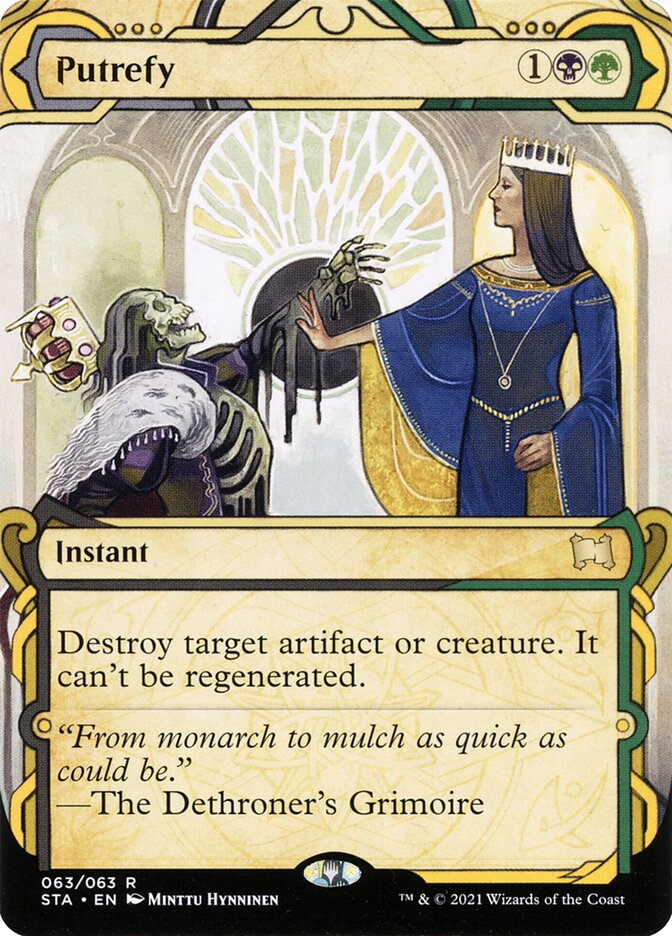 Putrefy STA-63 Strixhaven Mystical Archive Magic card