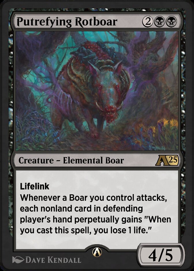 Putrefying Rotboar YBLB-10 Alchemy: Bloomburrow Magic card