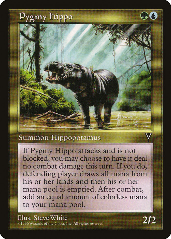 Pygmy Hippo VIS-133 Visions Magic card