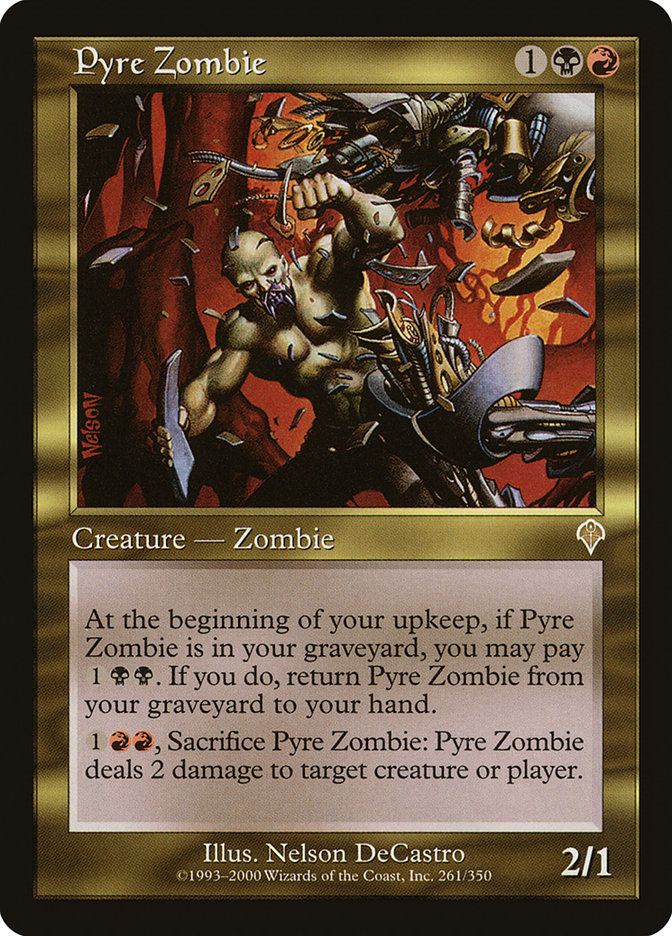 Pyre Zombie INV-261 Invasion Magic card