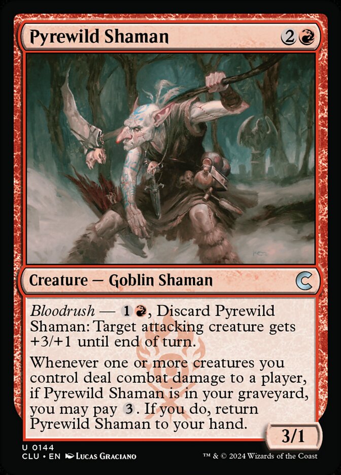 Pyrewild Shaman CLU-144 Ravnica: Clue Edition Magic card